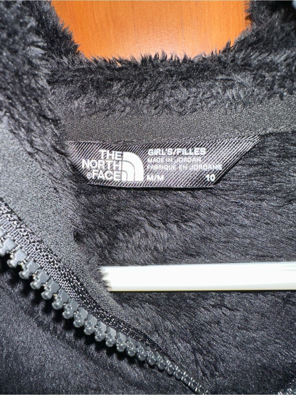 The North Face Black Plush Full-Zip Jacket - Picture 5 of 7